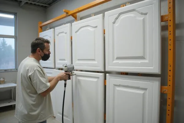 Cabinet Painting project example 4