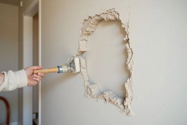 Drywall Repair project example 1