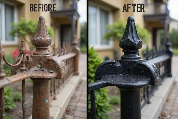 Wrought Iron Painting project example 2