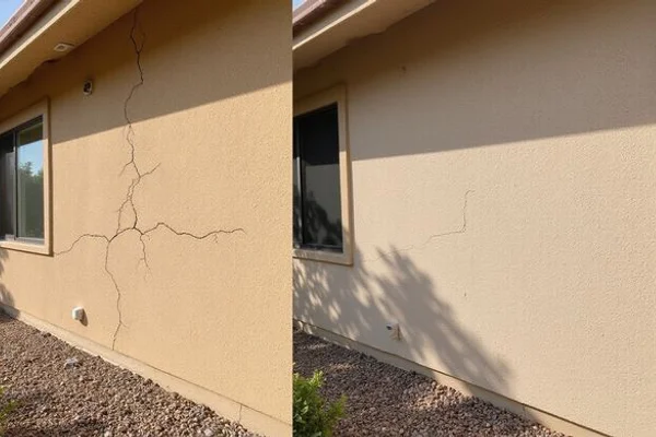 Stucco Repair project example 1
